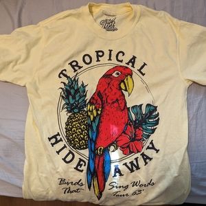 Lost Bros tiki room tropical hideaway shirt size Small Disney shirt